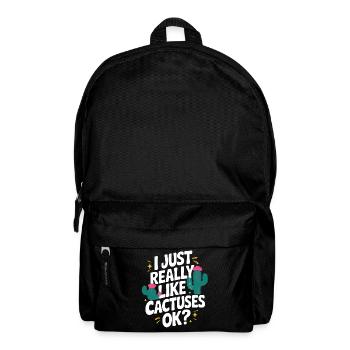 Cactus Cacti Desert Plant - Backpack - black - Front