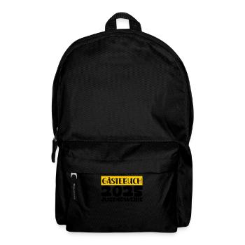 Jugendweihe 2025 Livre d’or Cadeau Filles Garçons - Sac à dos - noir - Devant