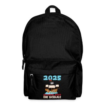 Écolier 2025 Inscription des jeunes filles à l’école 2025 Décoration - Sac à dos - noir - Devant