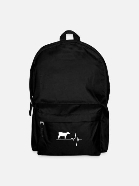 Kuh - Rucksack - Schwarz