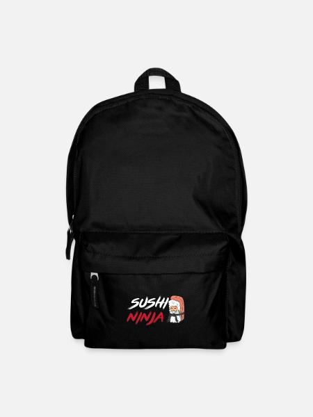 Sushi Ninja Drôle Cuisine Japonaise Sushi - Sac à dos - noir