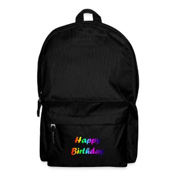 ALLES GUTE ZUM GEBURTSTAG!. ALLES GUTE ZUM GEBURTSTAG!. JAHRESTAG. - Rucksack - Schwarz - Vorne