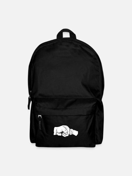Alles Gute Zum Ersten Vatertag Vater Baby Faust - Rucksack - Schwarz