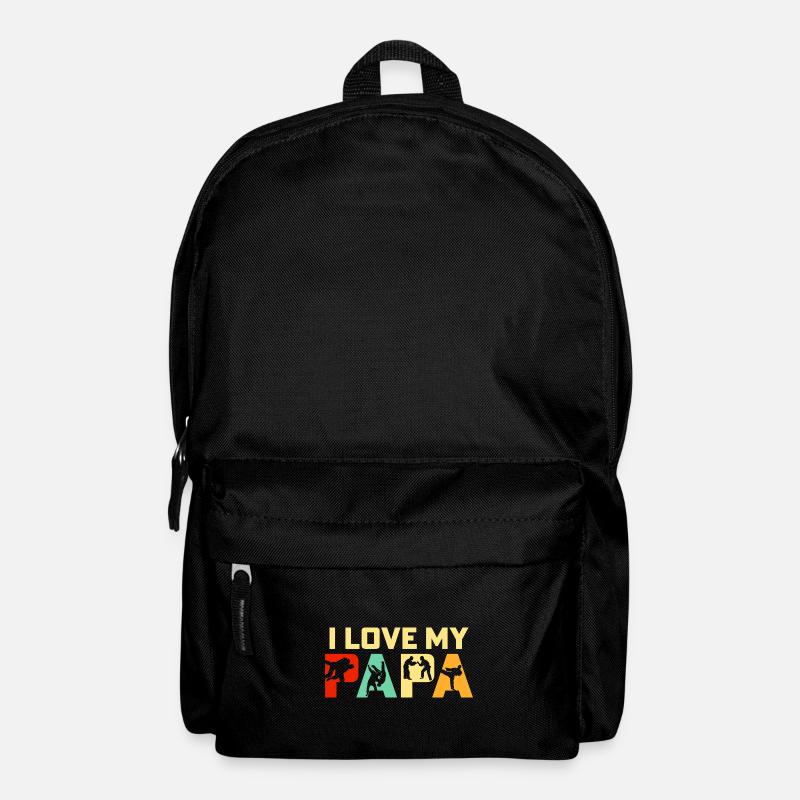 I love my Papa Judo - Backpack - black