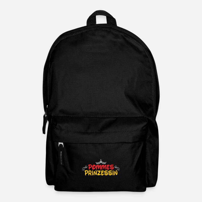 Pommes Prinzessin - Rucksack - Schwarz