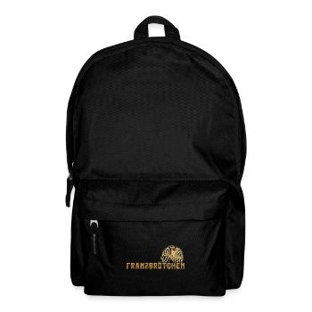 Franzbrötchen Hamburg Hamburch Gebäck Souvenir - Rucksack - Schwarz - Vorne