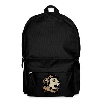 Löwe Farbe - Rucksack - Schwarz - Vorne