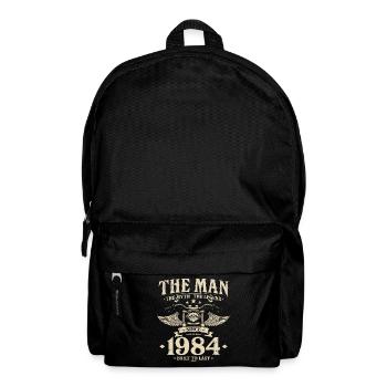 1984 Vintage Born Man Myth Legend moto - Sac à dos - noir - Devant