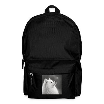 Samoyed motif for dog lovers Zwerkspitz - Backpack - black - Front