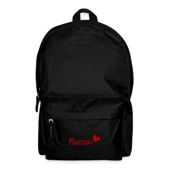 MAMAN. FÊTE DES MÈRES. BONNE FÊTE MAMAN. FÊTE - Sac à dos - noir - Devant