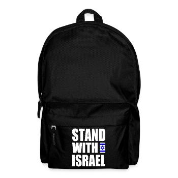 Stand with israel - Backpack - black - Front
