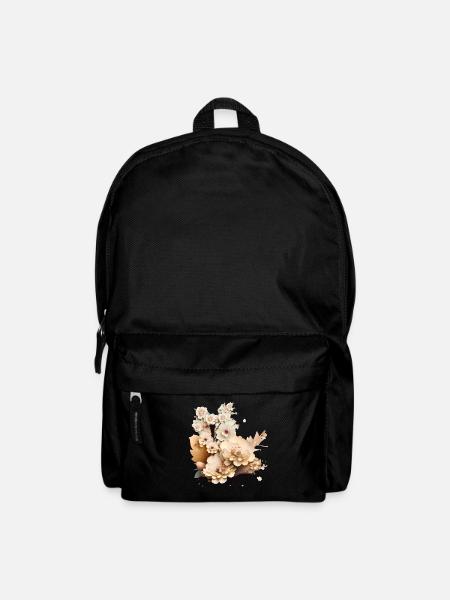 wundervolle Japan Blumen - Rucksack - Schwarz