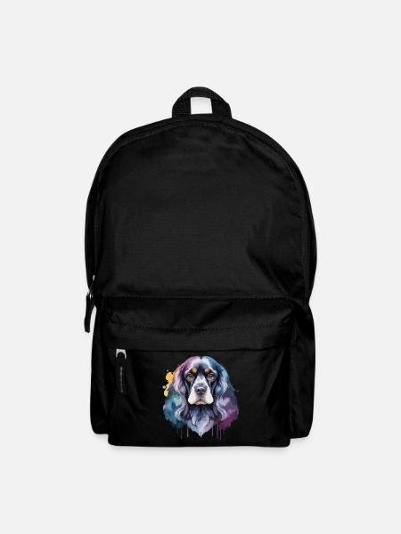 Cocker Spaniel Hund Cool Bunt Niedlich - Rucksack - Schwarz