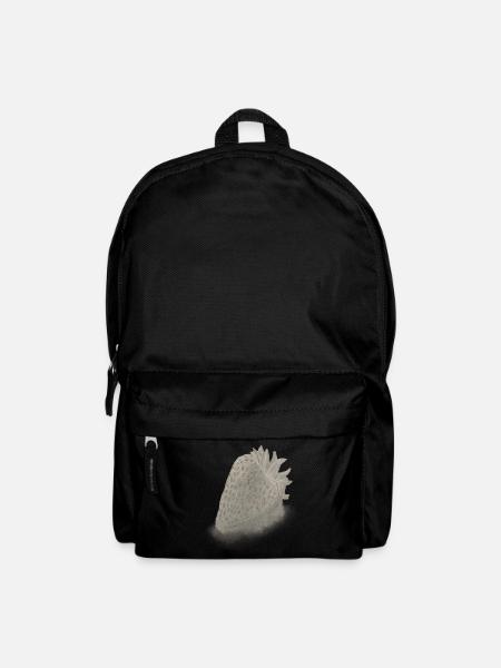 Sketched Vintage Strawberry - Backpack - black