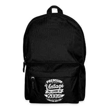 Jahrgang 2009 Limited Edition - Rucksack - Schwarz - Vorne