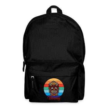 Barong Balinesische Mythologie Indonesien - Rucksack - Schwarz - Vorne