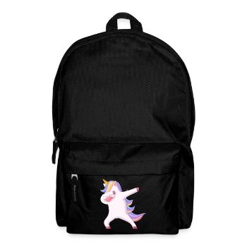Einhorn Design Dab Dabbing - Rucksack - Schwarz - Vorne