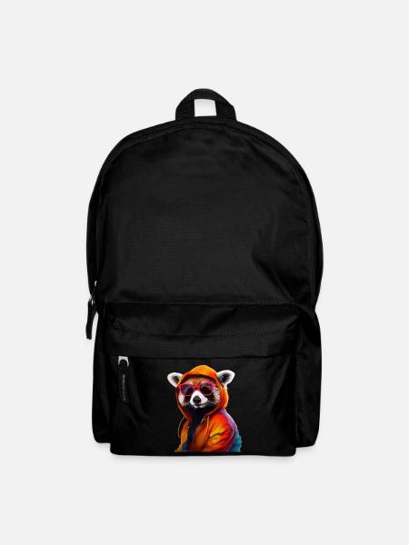 Roter Panda Katzenbär Red Panda Sonnenbrille - Rucksack - Schwarz