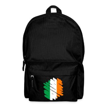 Drapeau de l’Irlande Vintage drapeau irlandais Dublin - Sac à dos - noir - Devant
