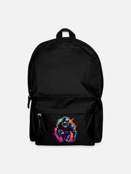 American Football Sports Fans & Football Players - Backpack - black