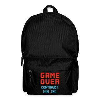 Game Over, continuer ? - Sac à dos - noir - Devant
