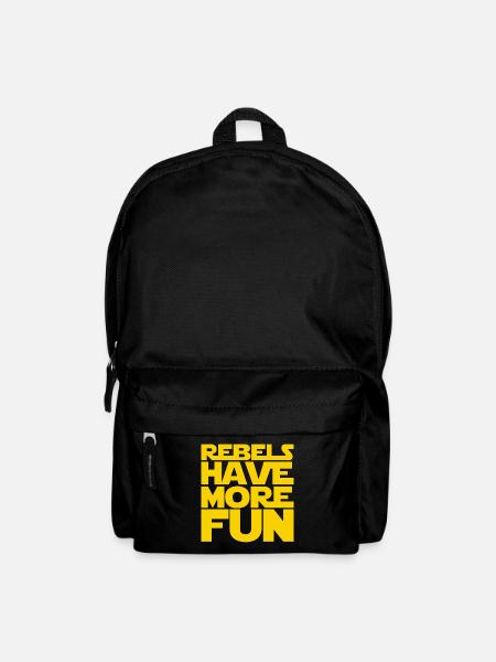 Rebels Have More Fun - Backpack - black