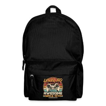 50 Geburtstag Gamer Jahrgang 1974 geboren - Rucksack - Schwarz - Vorne