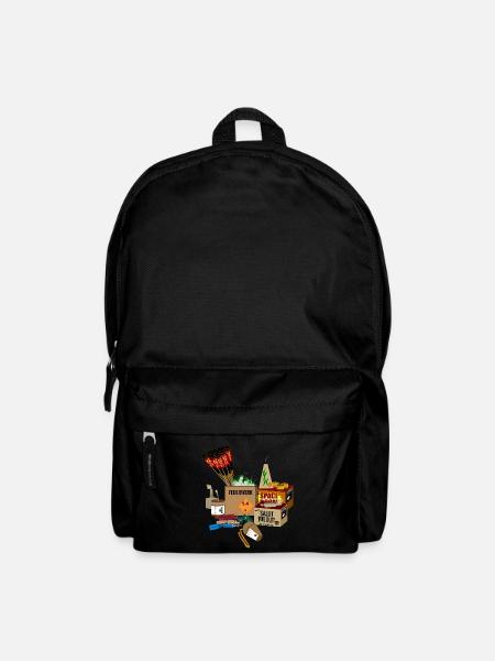 Feuerwerk für Silvester - Rucksack - Schwarz