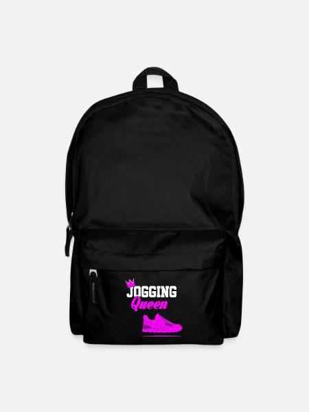 Jogging Running Runner Funny Sayings Gift 7 - Backpack - black