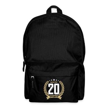 20 Geburtstag Russland 20. Jahre Russisch - Rucksack - Schwarz - Vorne