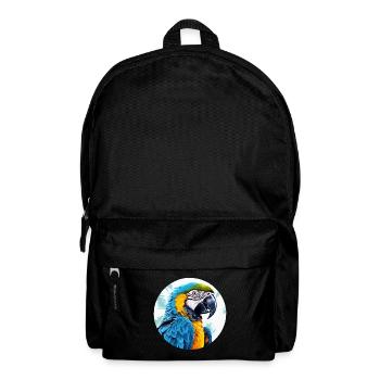 Ara bleu-or - Sac à dos - noir - Devant