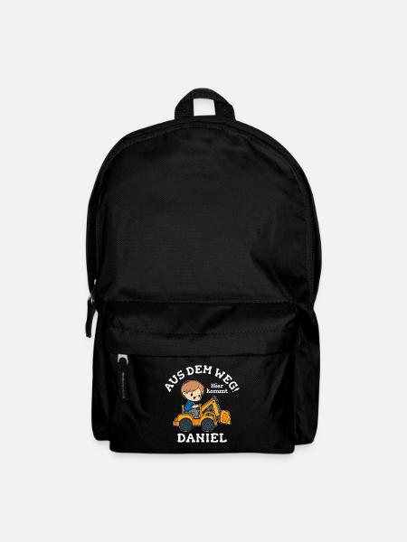 Daniel Vorname Bagger - Rucksack - Schwarz