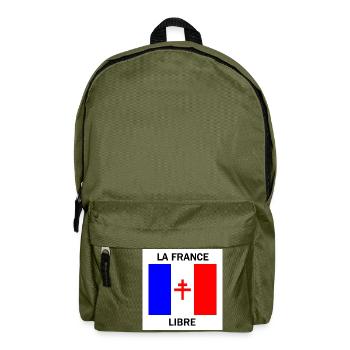 Kostenlose Frankreich - Rucksack - Olivgrün - Vorne