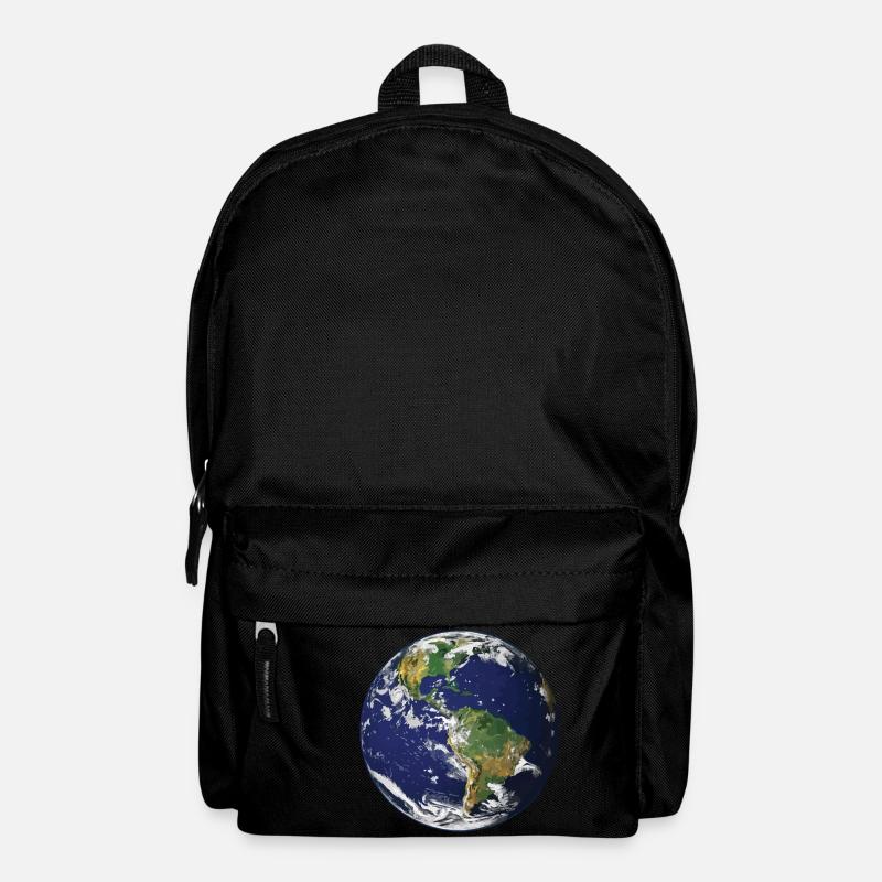 Planet Erde - Rucksack - Schwarz