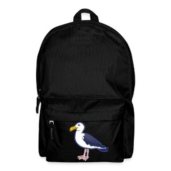 mouette - Sac à dos - noir - Devant