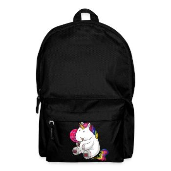 Lolli Einhorn Comic - Rucksack - Schwarz - Vorne