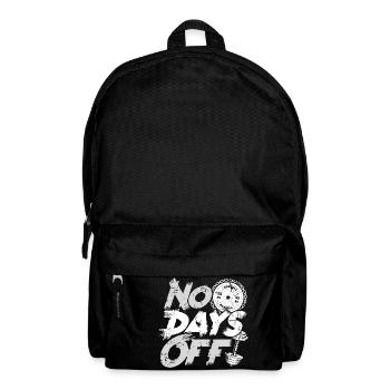NO DAYS Fitness Gym Musculation Motivation - Sac à dos - noir - Devant