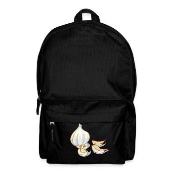 Knoblauch - Rucksack - Schwarz - Vorne