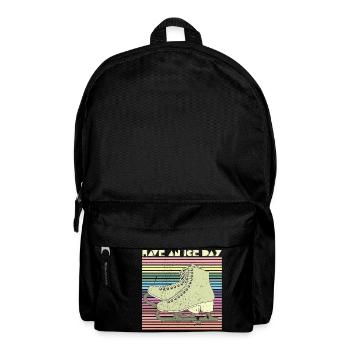 Ice skating Figure skating Ice rink Winter Sport - Backpack - black - Front