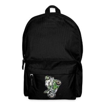 Stunt biker - Backpack - black - Front