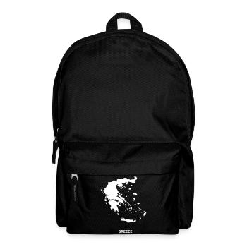 A map of Greece - Backpack - black - Front
