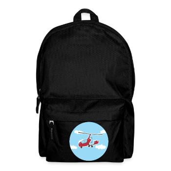 Gyrocopter Gyrokopter Tragschrauber Geschenk 0188 - Rucksack - Schwarz - Vorne