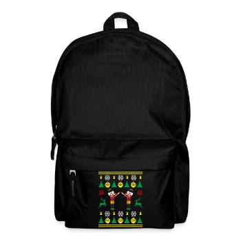 Nutcracker Time Cooles Weihnachtsmotiv Christmas - Rucksack - Schwarz - Vorne