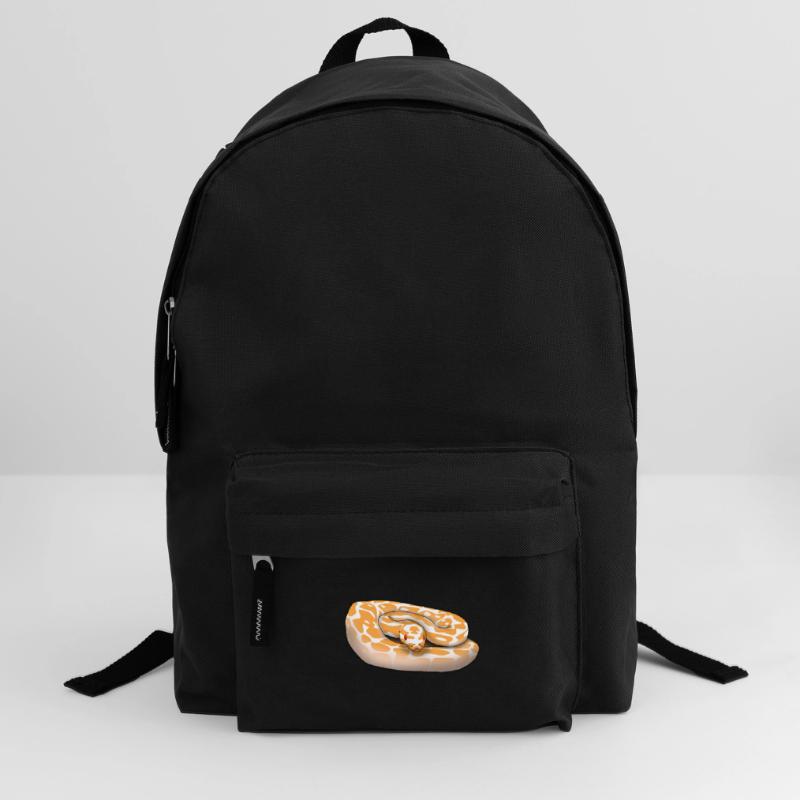Lavender Albino Ball Python (Python regius) Schla Backpack