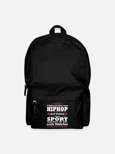 Hiphop Tanzen Musik Mädchen Frauen - Rucksack - Schwarz
