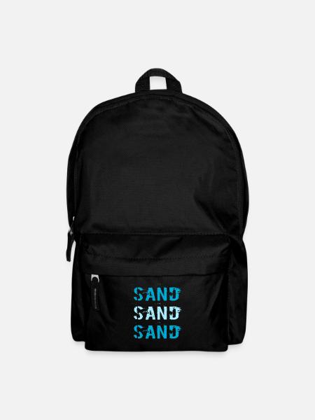 Sand Sand Sand / Sommer / Sprüche / Trend - Rucksack - Schwarz
