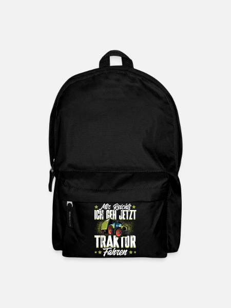 Landwirt Traktor - Rucksack - Schwarz