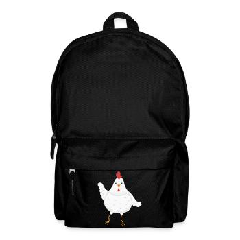 Chicken chickens - Backpack - black - Front