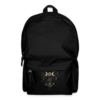 Sun Moon Stars, Boho, Planet, Snake, Esotericism - Backpack - black - Front