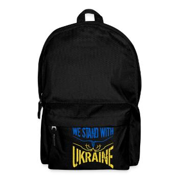 We Stand Ukraine - Backpack - black - Front